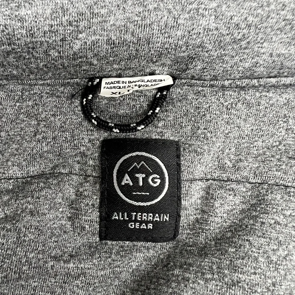 ATG All Terrain Gear Jacket Mens XL Reversible Lightweight Outdoor Zip Packable